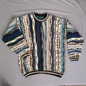 Coogi style 90s Tundra knit Biggie sweater
